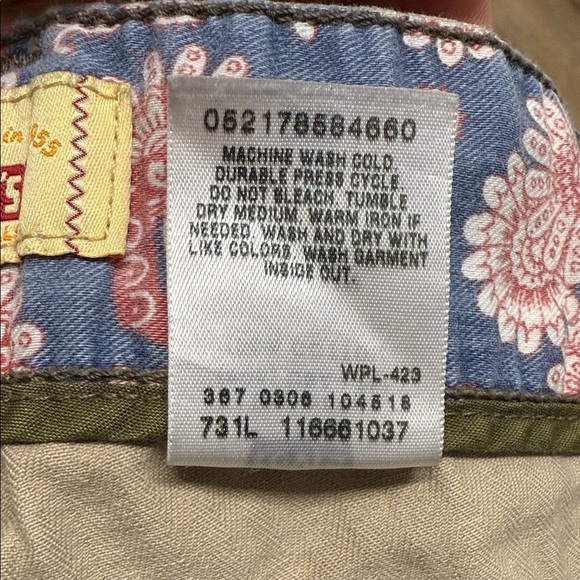 Levi’s Y2K Cargo Pants Khaki Wide Leg Vintage 2000s - Picture 10 of 15